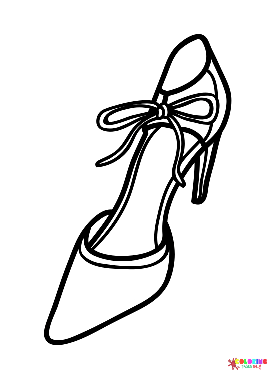 chic shoe coloring pages printable jpg