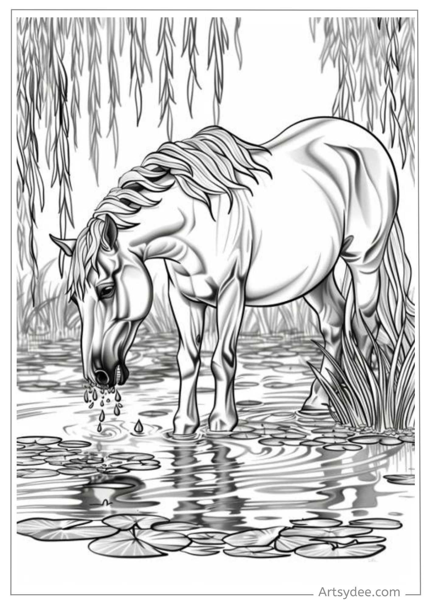 55 Challenging Horse Cross Country Coloring Pages Printable