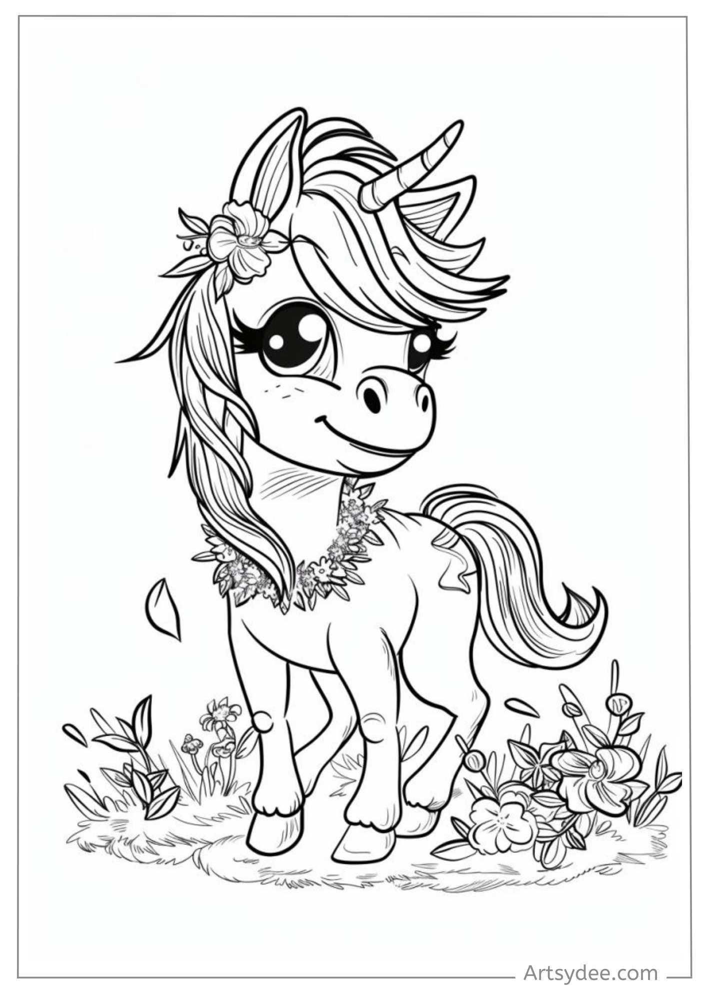 58 Detailed and Artistic Horse Coloring Pages Printable