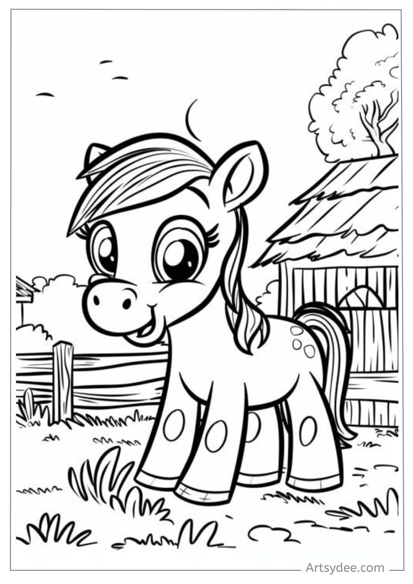 64 Elegant English Horse Coloring Pages Printable