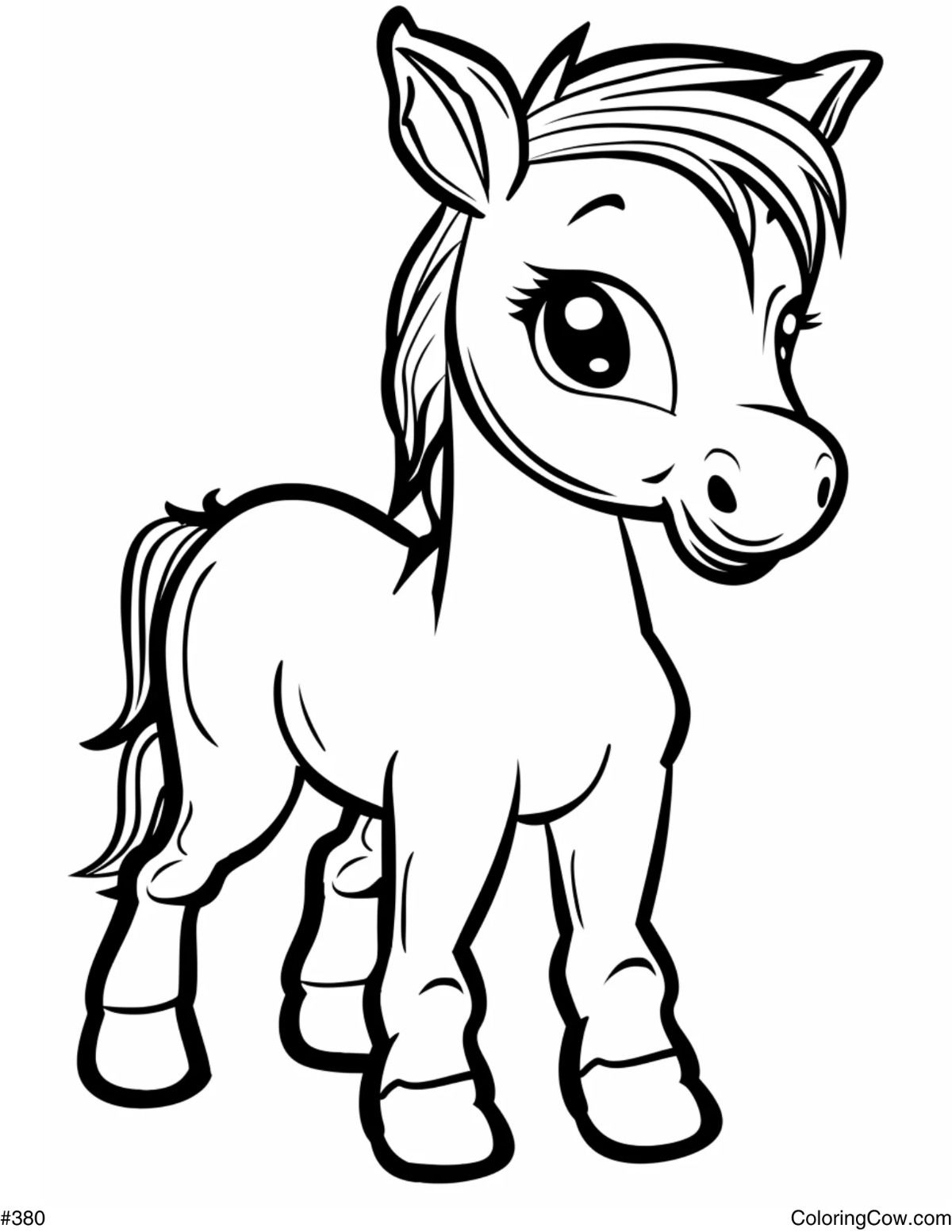 78 Free Horse Coloring Pages for Kids Printable