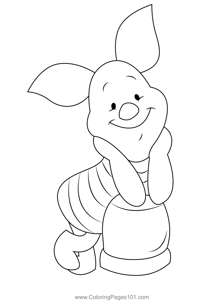 78 Piglet Coloring Pages Printable 52