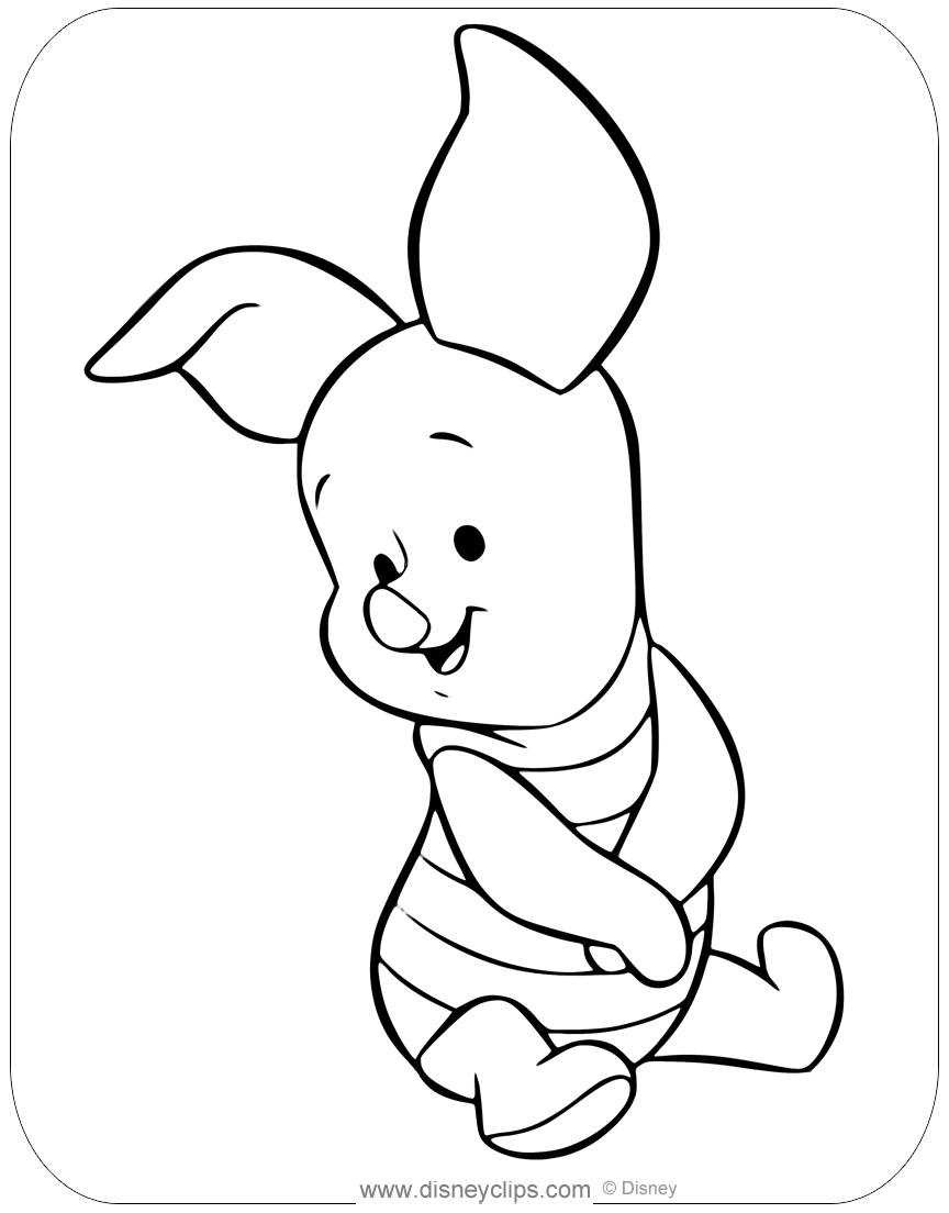 78 Piglet Coloring Pages Printable 73