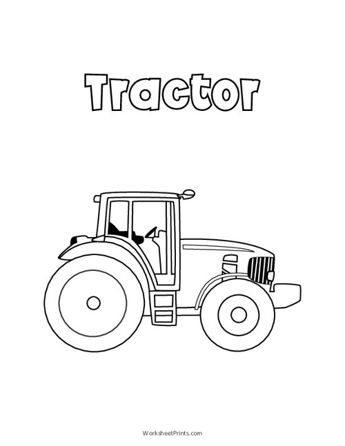 99 Tractor Coloring Pages Printable 21