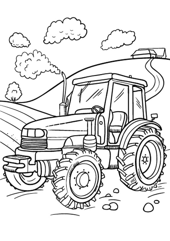 tractor coloring pages printable jpg