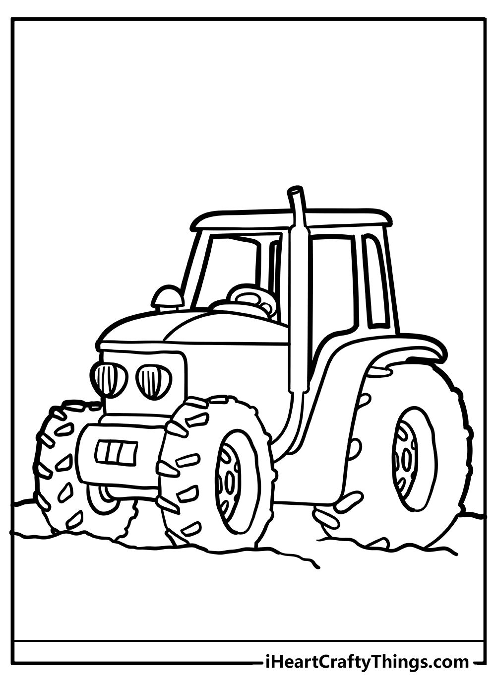 tractor coloring pages printable jpg