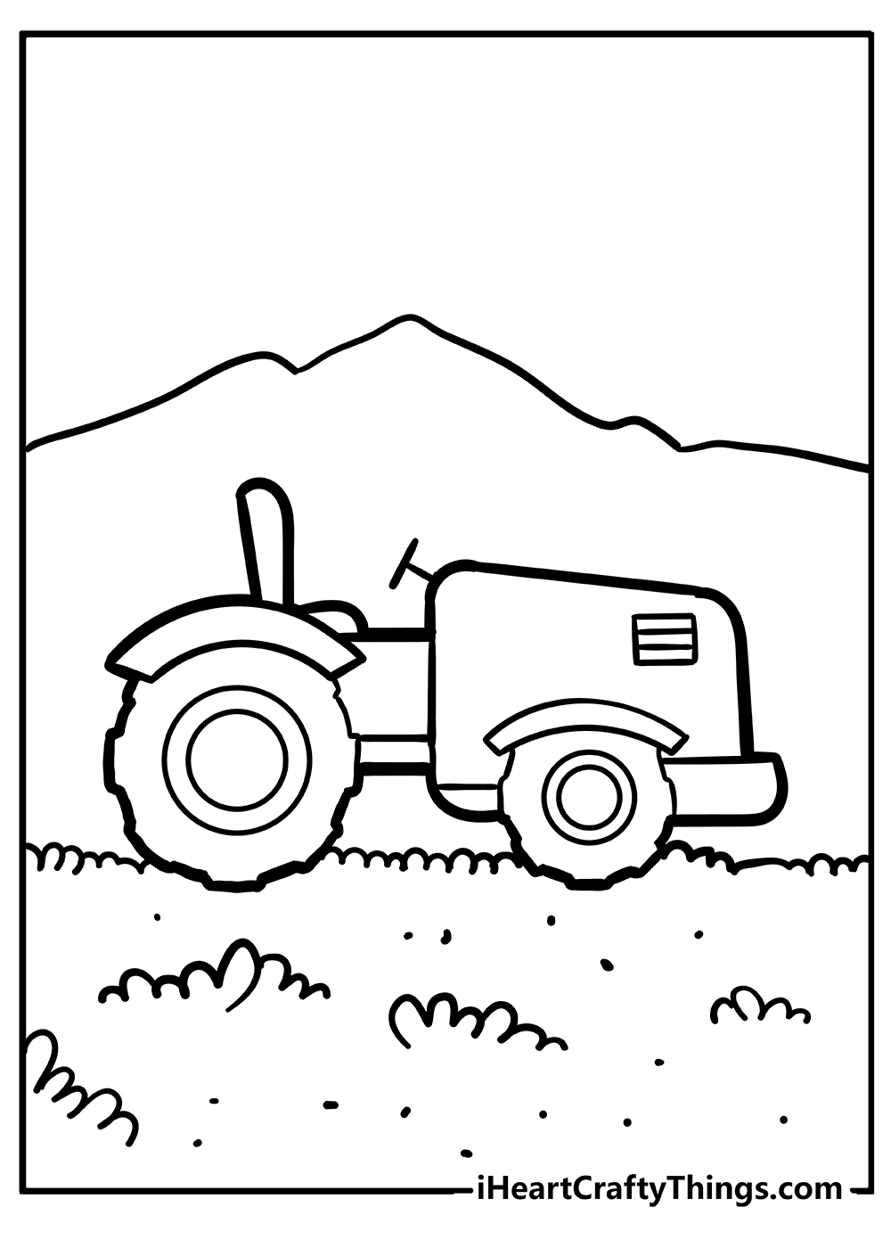 tractor coloring pages printable jpg