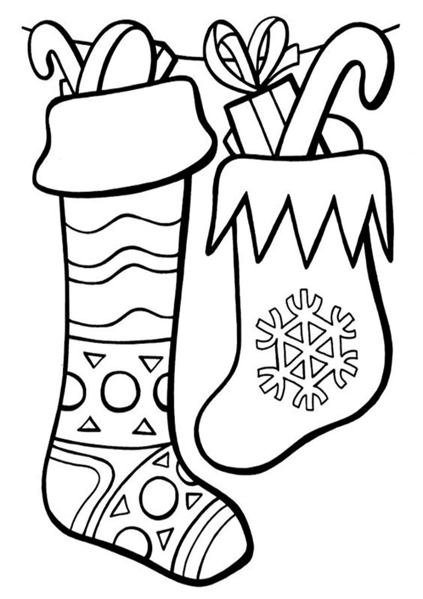 christmas stocking coloring pages printable cheer jpg