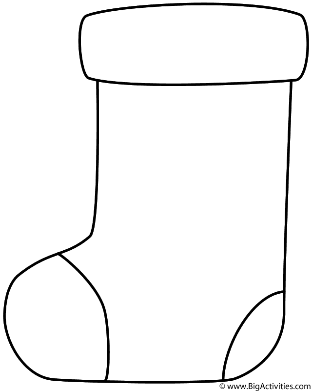 christmas stocking coloring pages printable cheer jpg