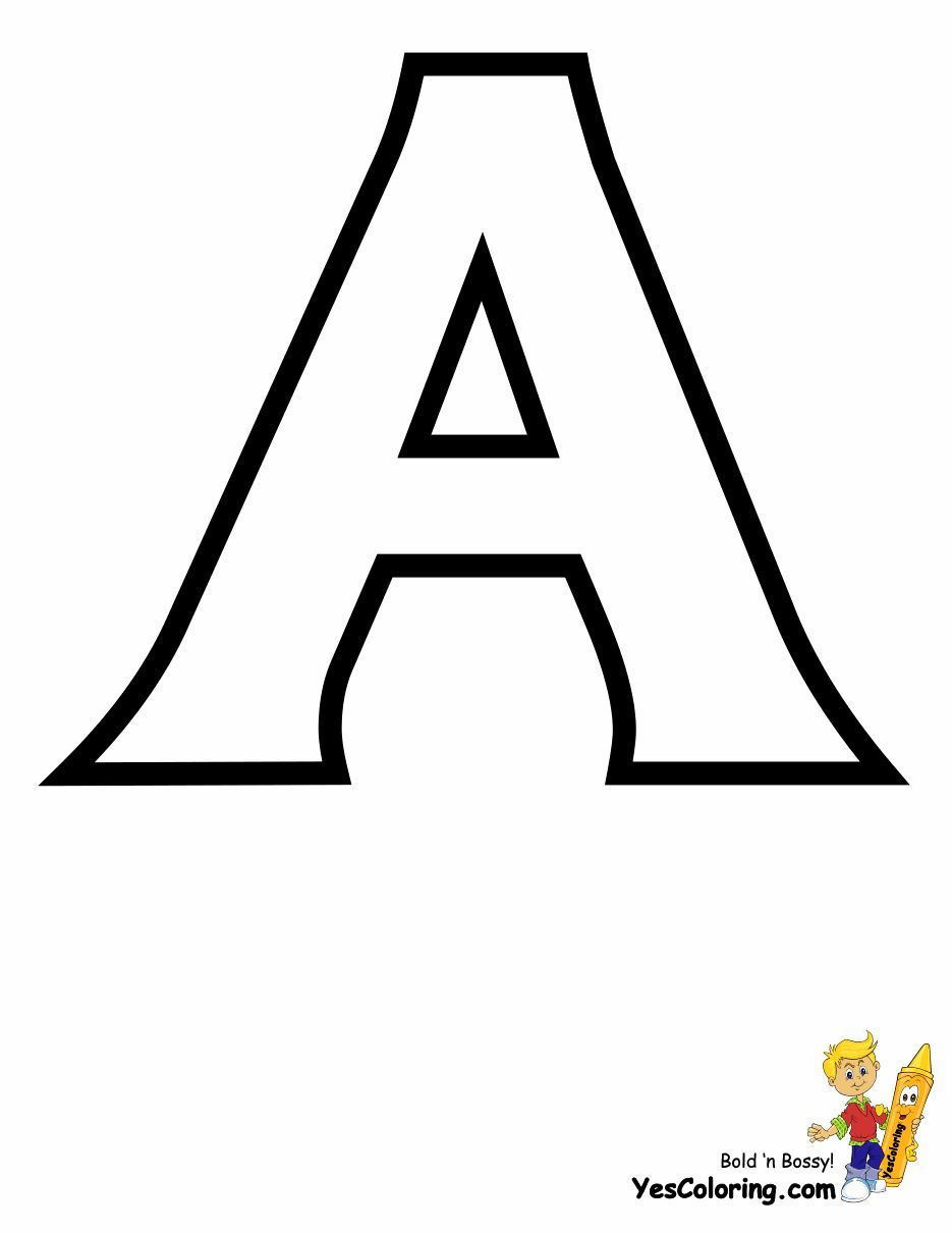 Educational Alphabet Coloring Pages Printable 23