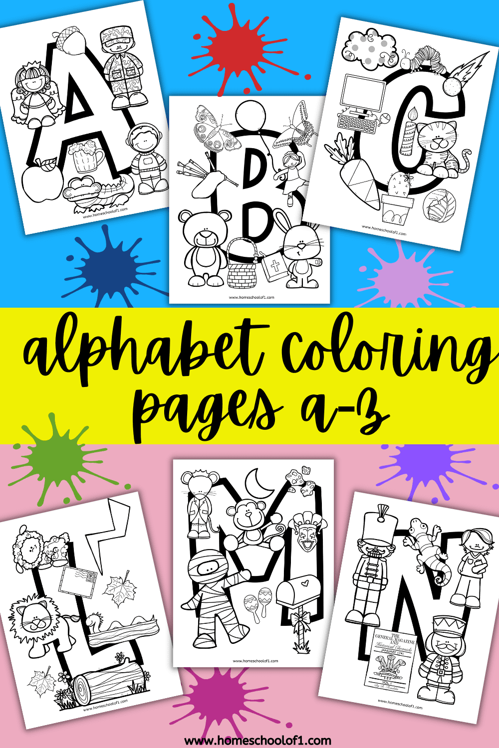 educational alphabet coloring pages printable jpg