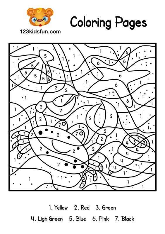 dragon color by number coloring pages printable jpg