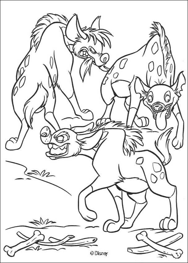 hyena coloring pages printable jpg