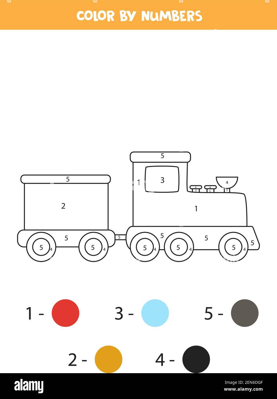 interactive train color by number coloring pages printable jpg