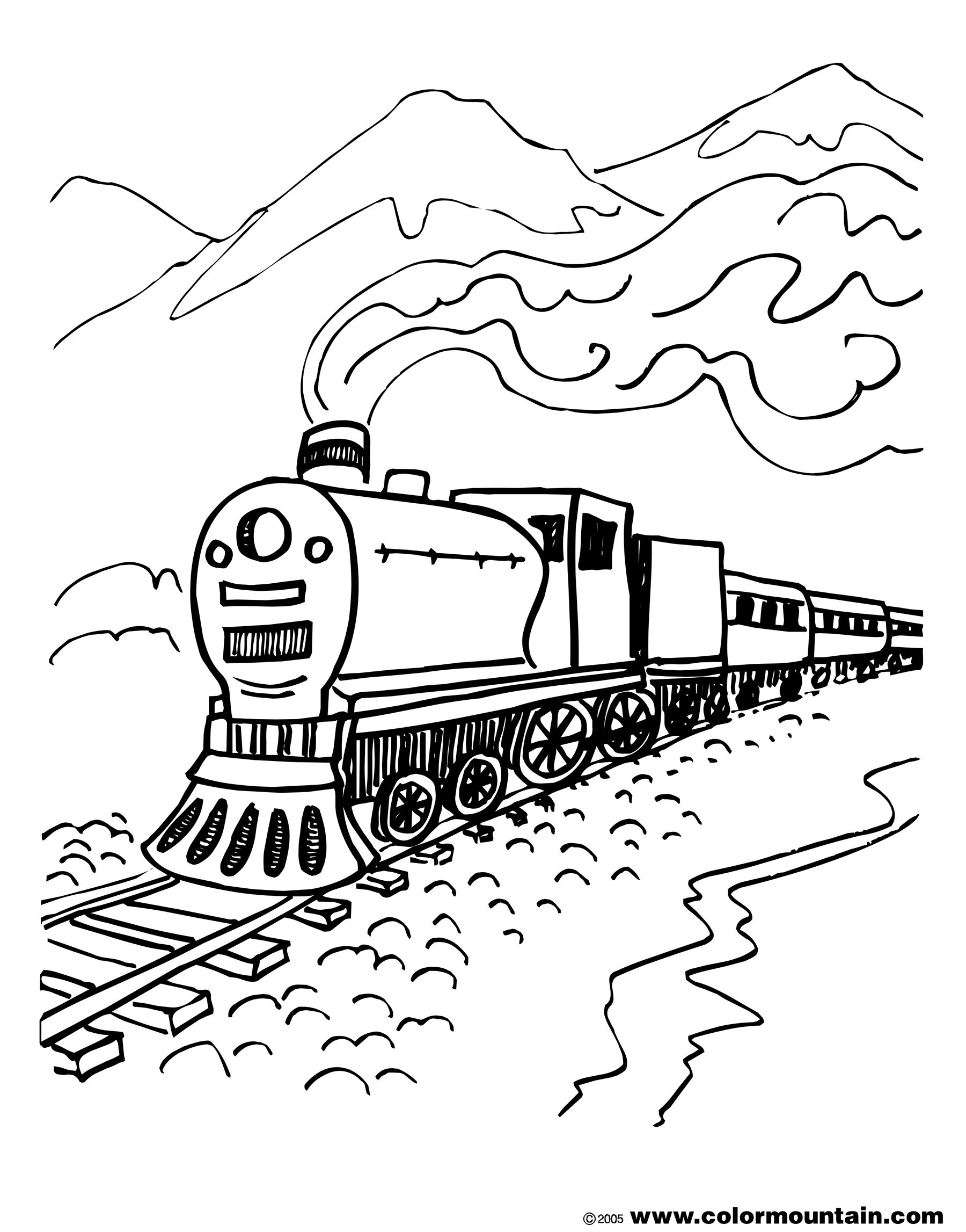 interactive train color by number coloring pages printable jpg