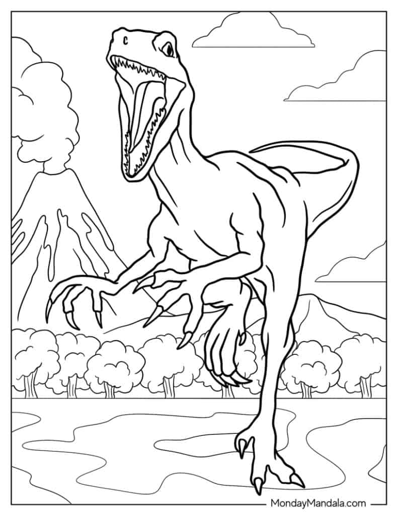 jurassic park coloring pages printable jpg