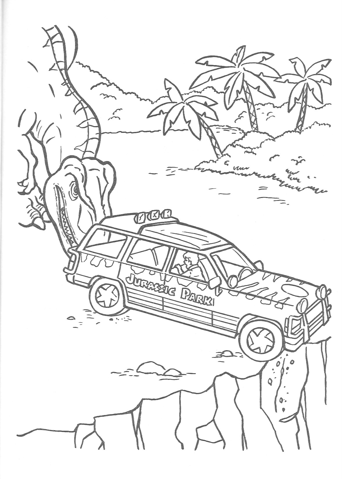 jurassic park coloring pages printable jpg