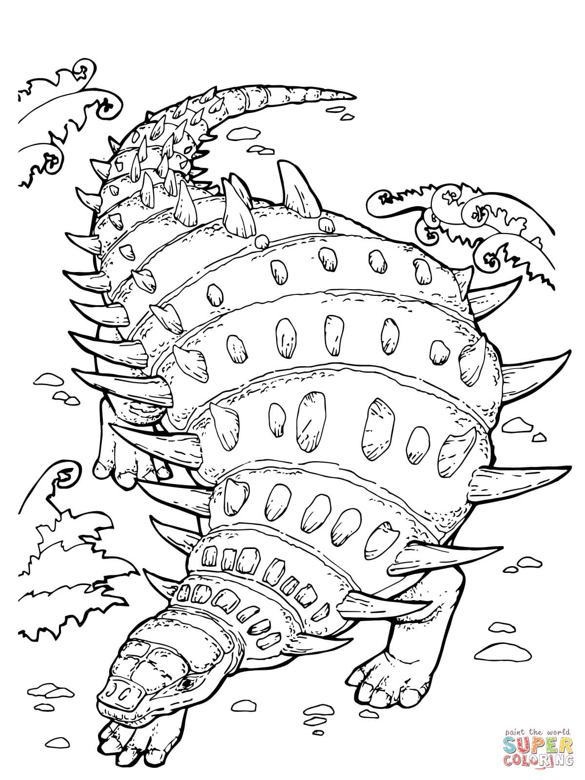 30 Mighty Dimetrodon Coloring Pages Printable 16