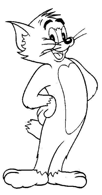 tom and jerry coloring pages for kids printable jpg