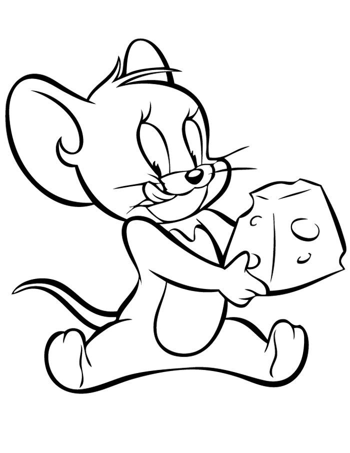 tom and jerry coloring pages for kids printable jpg