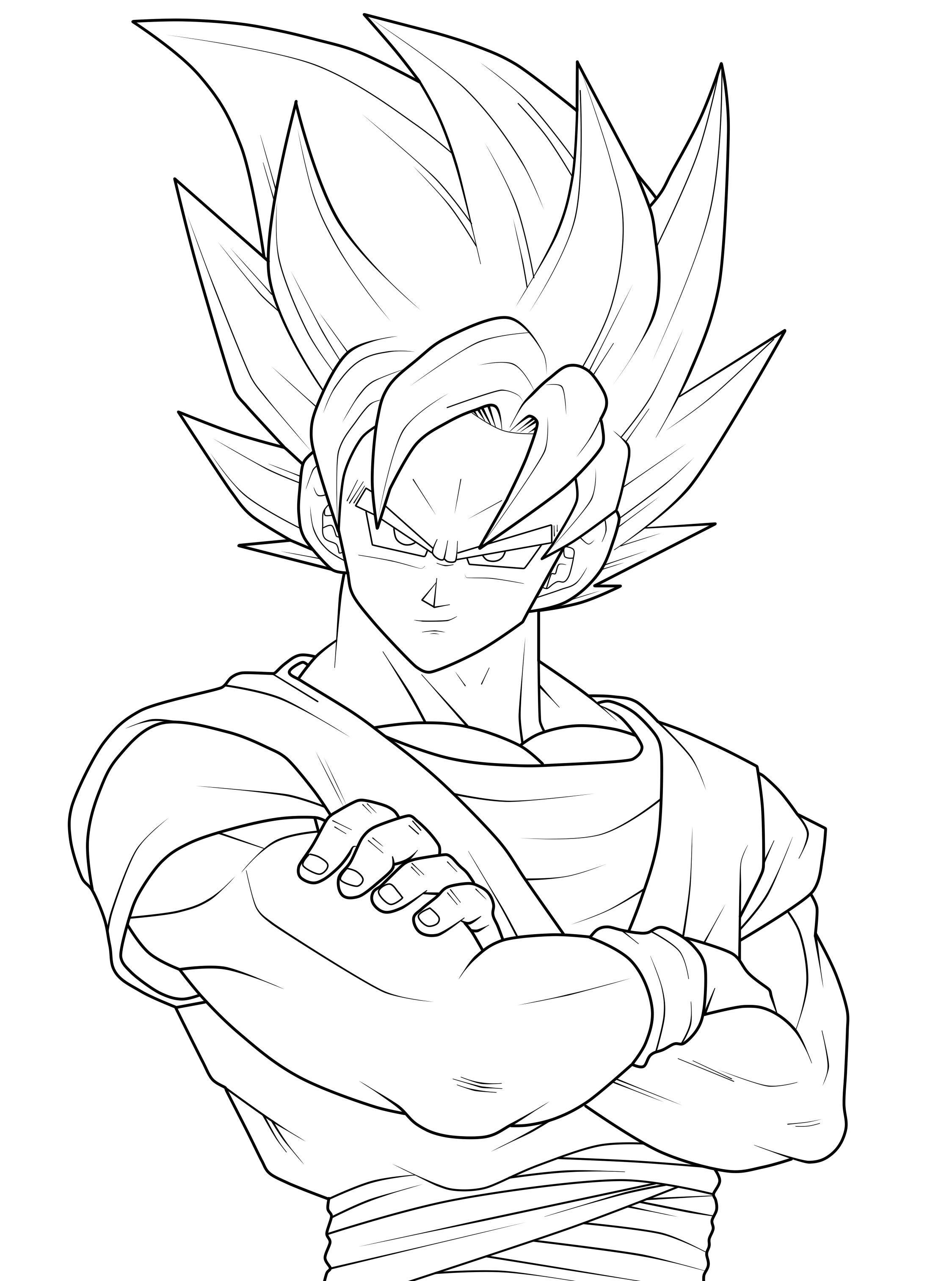 action packed dragon ball z coloring pages printable jpg