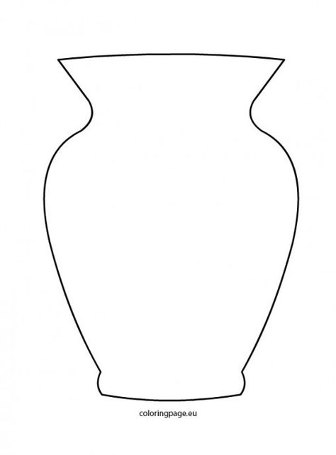 beautiful flower vase coloring pages printable jpg