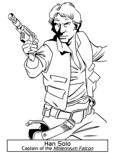 31 Cool Han Solo Coloring Pages Printable 31