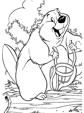 busy beaver coloring pages printable jpg