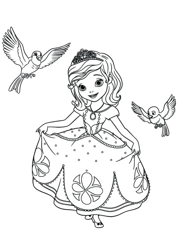 charming sofia the first coloring pages printable jpg