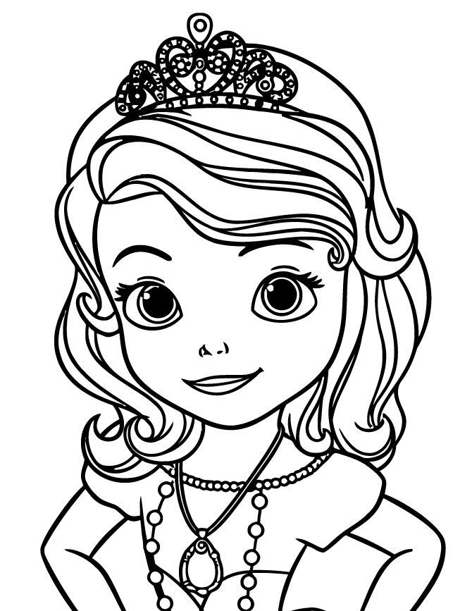 charming sofia the first coloring pages printable jpg