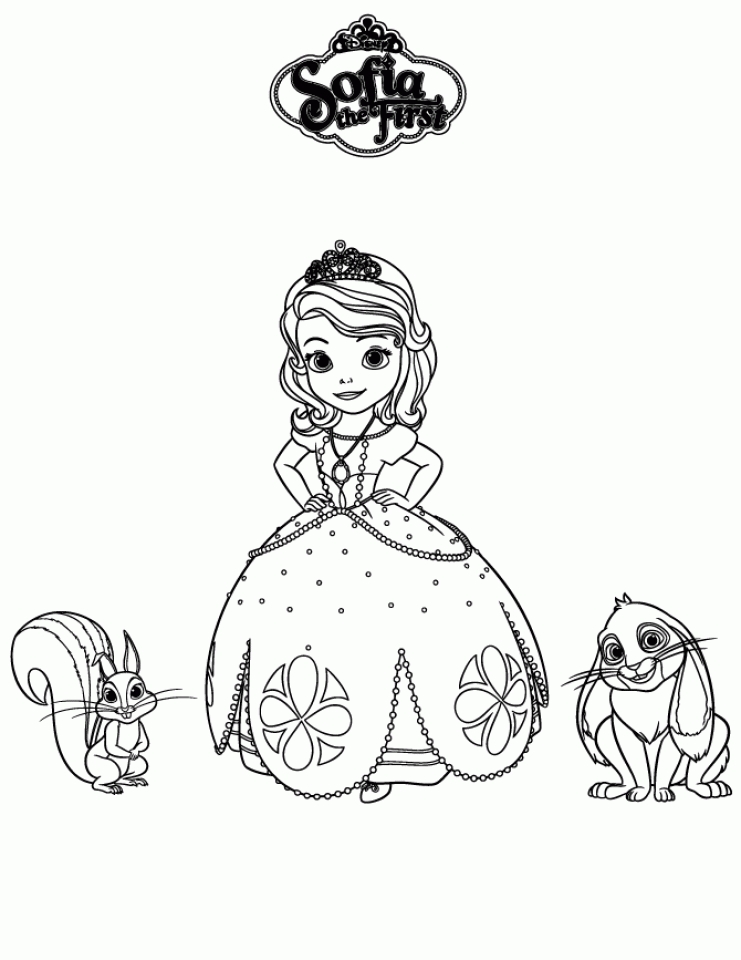 charming sofia the first coloring pages printable jpg