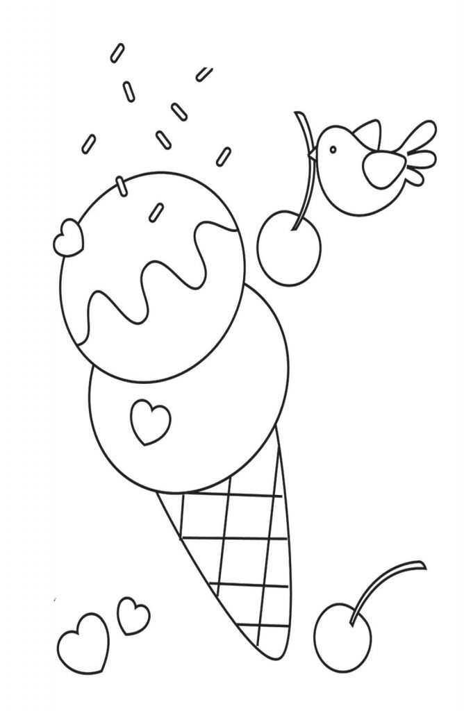 ice cream coloring pages for kids printable jpg