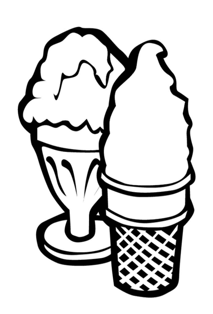 32 Ice Cream Coloring Pages for Kids Printable 27