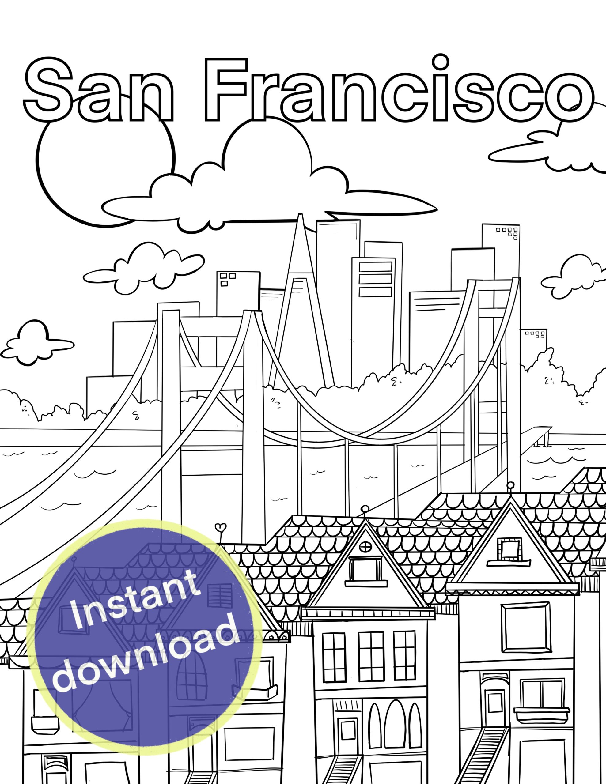 san francisco ers logo coloring pages printable jpg