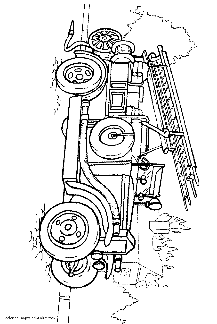 brave fire truck coloring pages printable jpg