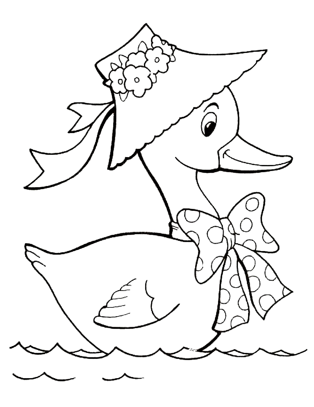 cute goose coloring pages printable jpg