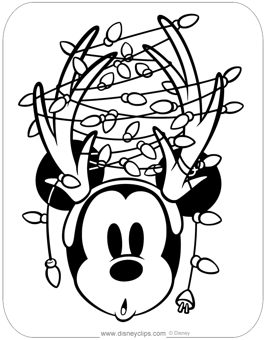 disney christmas coloring pages printable jpg