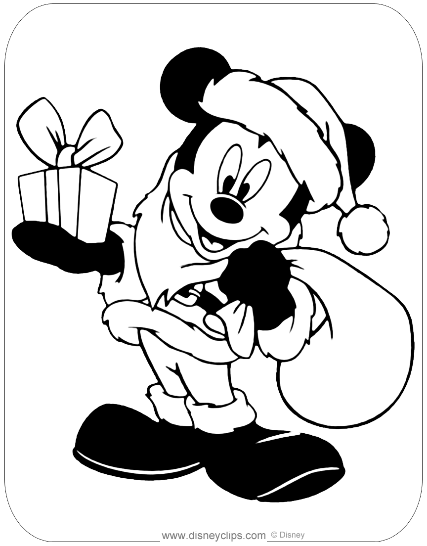 disney christmas coloring pages printable jpg