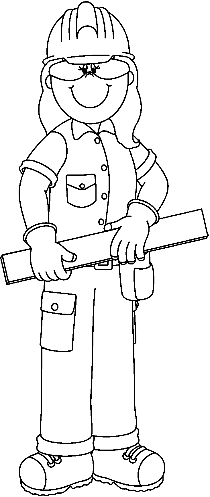 industrious construction worker coloring pages printable jpg