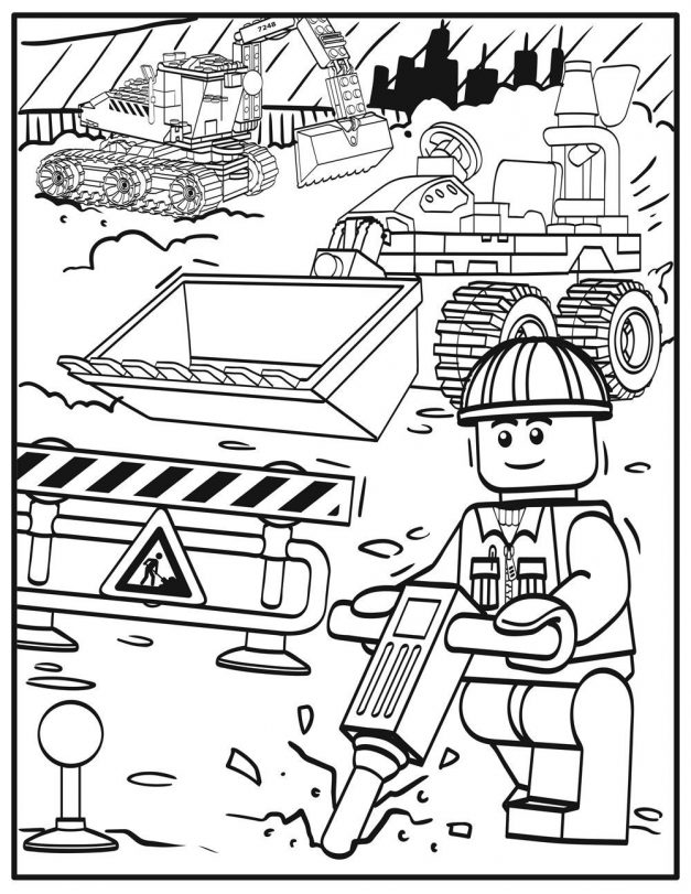 industrious construction worker coloring pages printable jpg