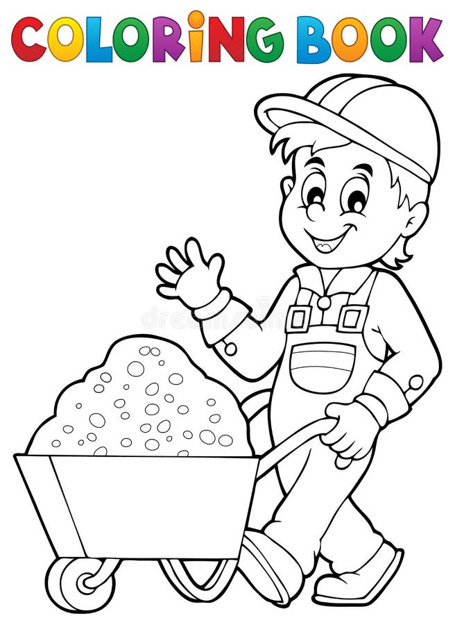 industrious construction worker coloring pages printable jpg