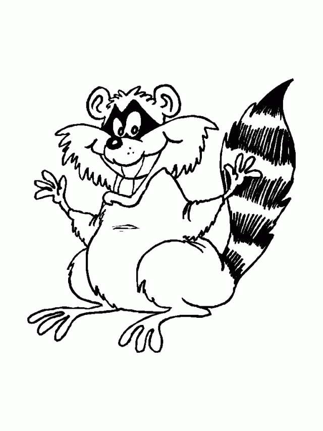 raccoons coloring pages printable jpg