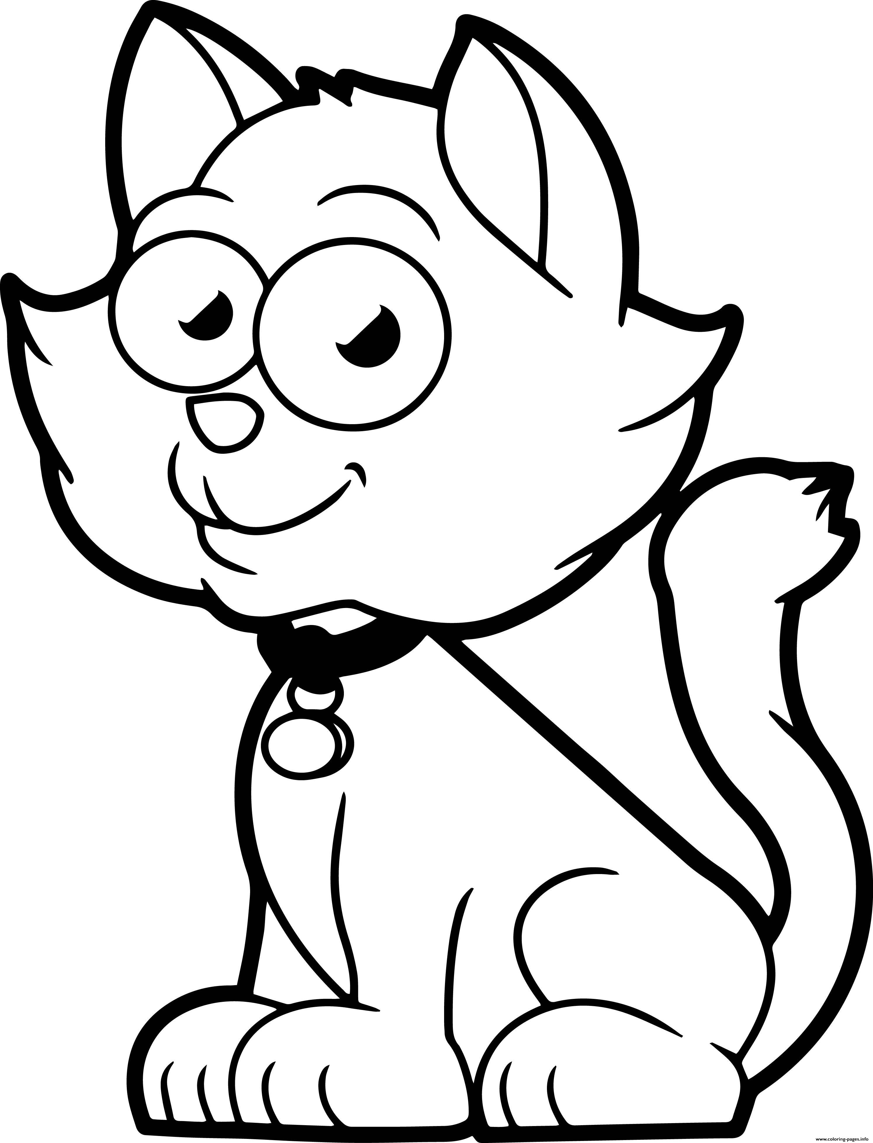 cute cartoon cat coloring pages printable jpg