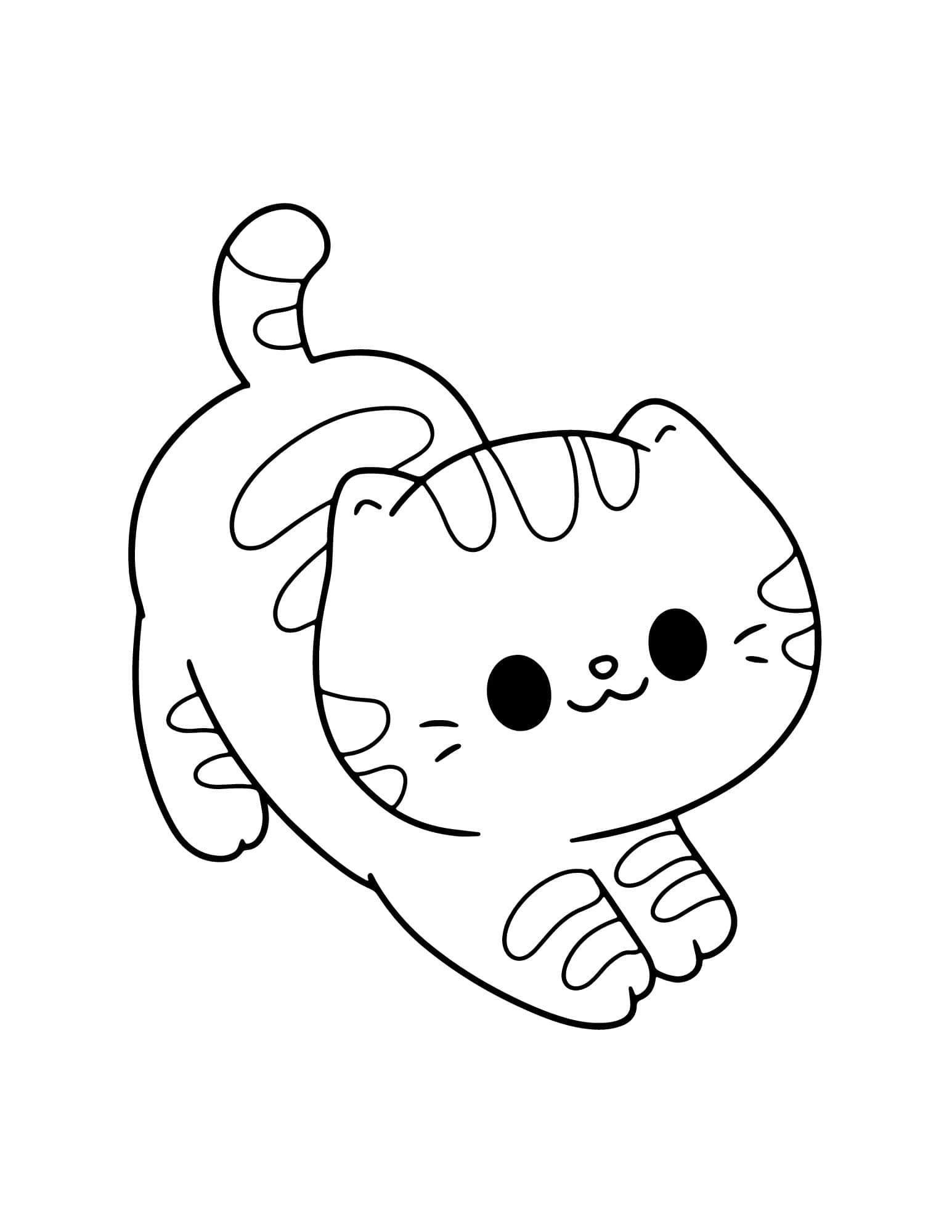 cute cartoon cat coloring pages printable jpg