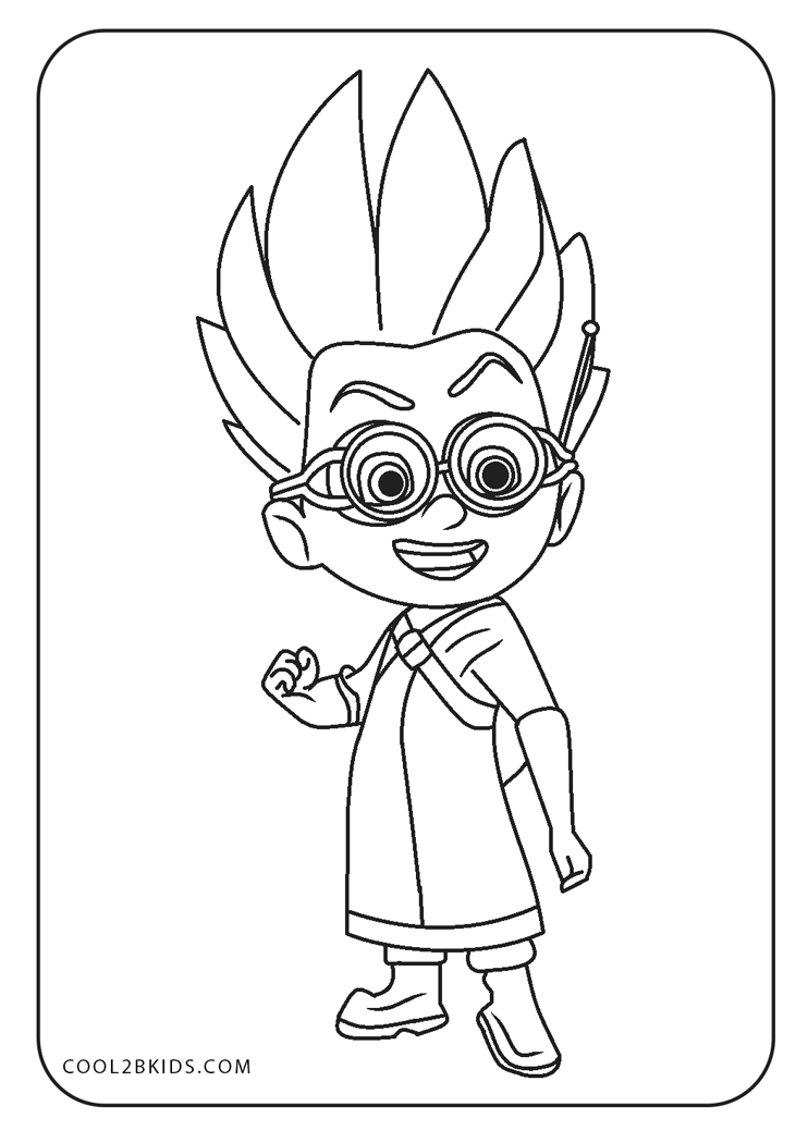 fun pj masks coloring pages printable jpg