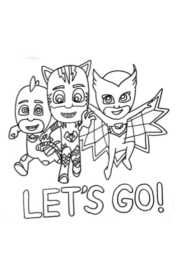 fun pj masks coloring pages printable jpg