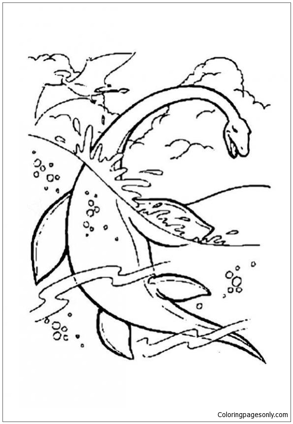 majestic mosasaur coloring pages printable jpg