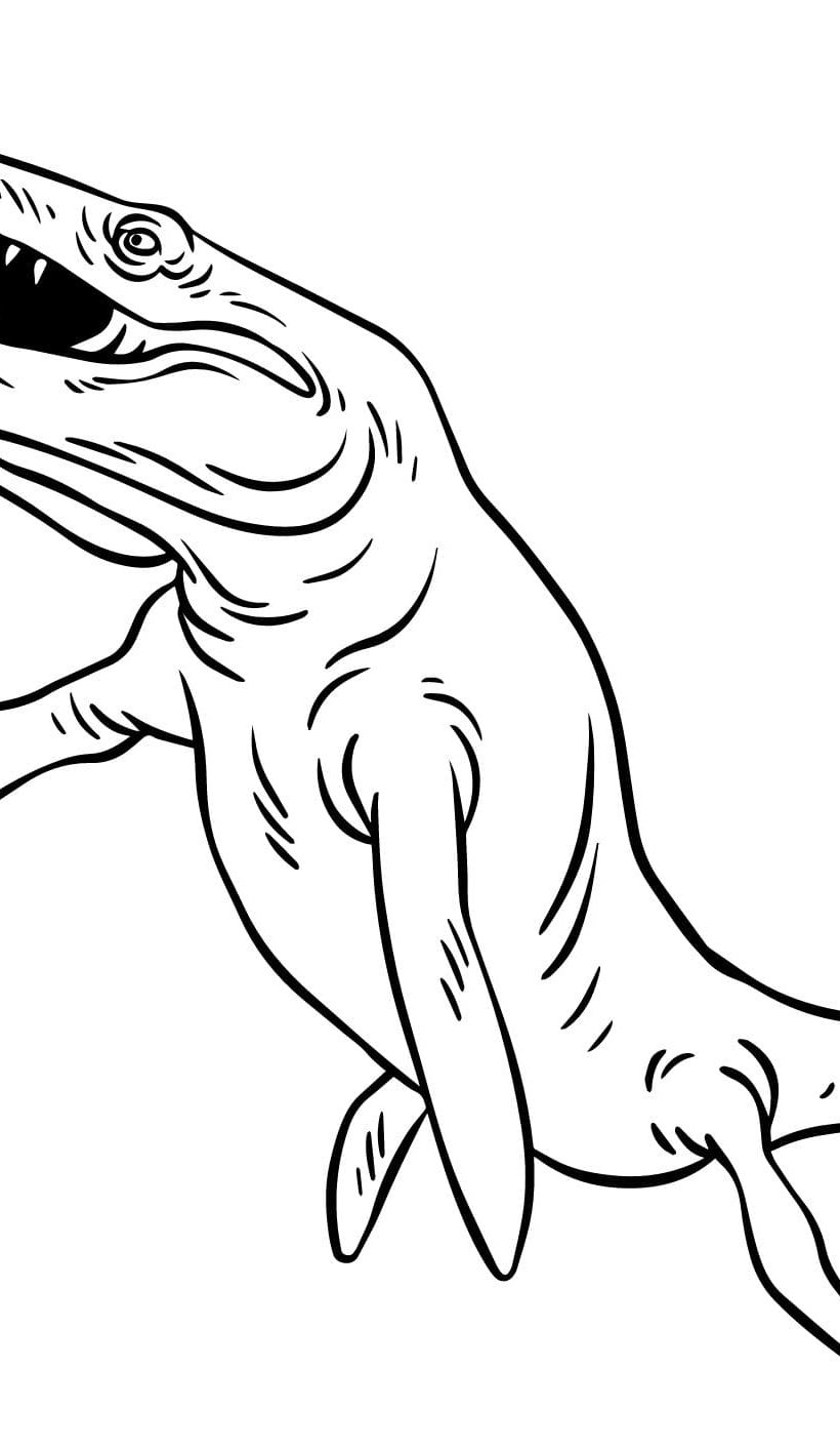 majestic mosasaur coloring pages printable jpg