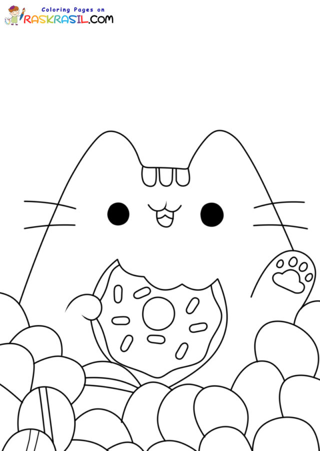 pusheen coloring pages printable jpg