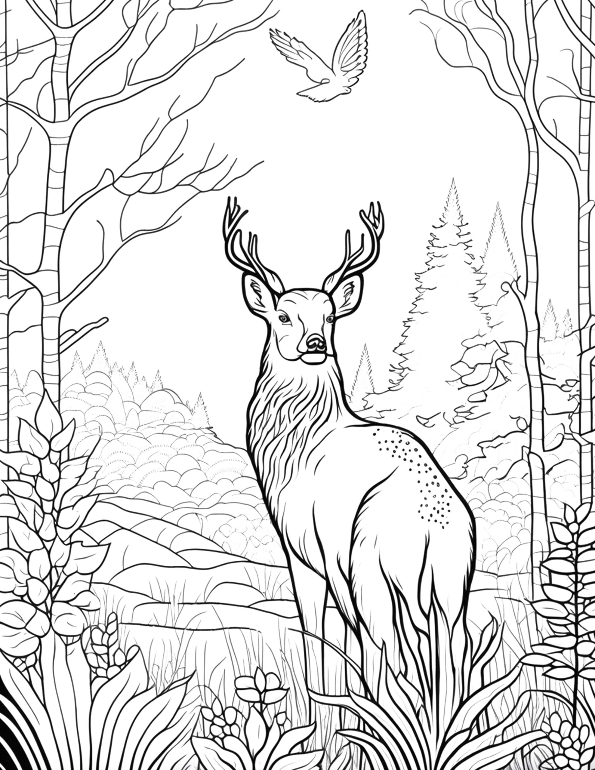 realistic animals coloring book printable jpg